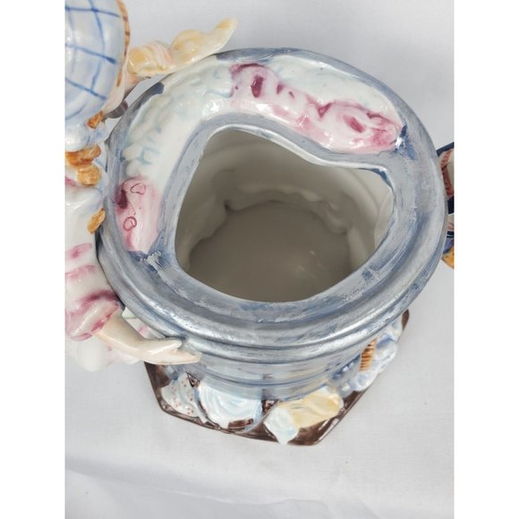 Vintage Collections Etc 8" Handmade Ceramic Teapot Old Ringer Washer - Picture 6 of 11